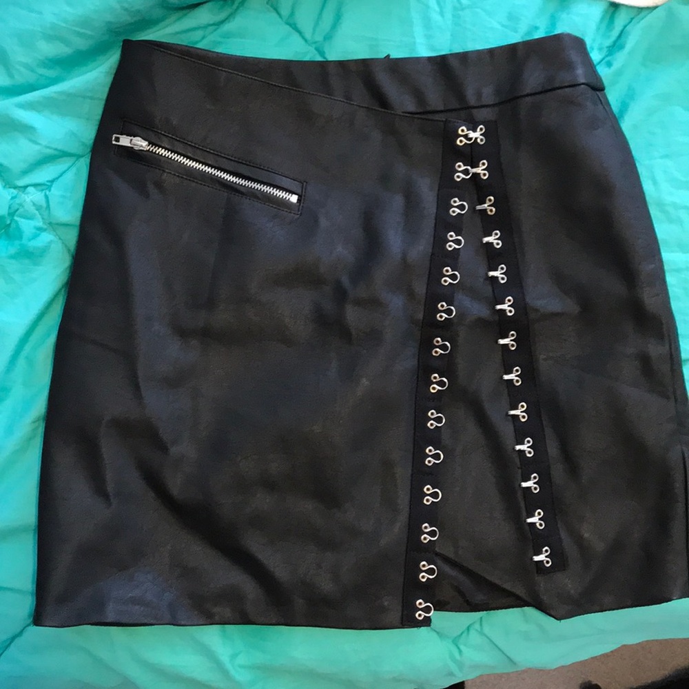LF leather skirt